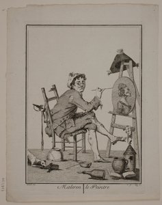 "絵描き" 作： Georg Christian Schule