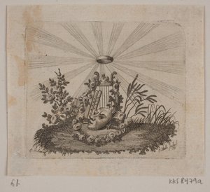 J. H. ウェッセルの「すべての著作」のビネット 作： Georg Christian Schule
