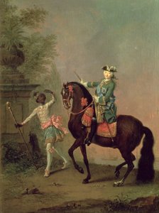 皇后エリザベスペトロフナの肖像 作： Georg Christoph Grooth
