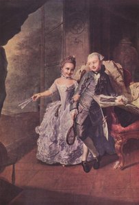 ドイツ語：Die Verführung zum Spiel（メクレンブルクの王子と王女） 作： ジョージ・デヴィッド・マシュー