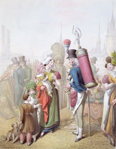 ポンノートルダム、1810年頃（紙にトイレ） 作： Georg Emanuel Opitz