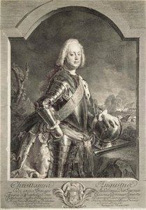 クリスチャン アウグストの肖像、アンハルト ツェルブスト公 1690 ～ 1747 年、1750 年。