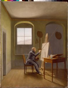 カスパーデビッドフリードリッヒのスタジオ 作： Georg Friedrich Kersting