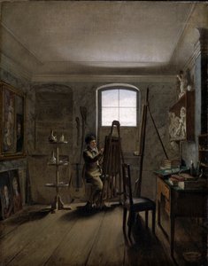 彼のスタジオの画家GerhardvonKügelgen 作： Georg Friedrich Kersting