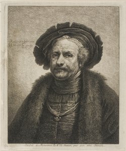 レンブラントの肖像 作： Georg Friedrich Schmidt