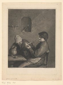 喫煙者と飲酒者 作： Georg Friedrich Schmidt
