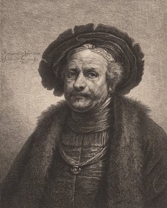 レンブラントの自画像、1771 年。 作： Georg Friedrich Schmidt