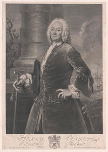 ロンドンの貿易商ヘンリー・ヴォグエル 作： Georg Friedrich Schmidt