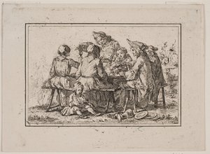 農民の食事 作： Georg Haas