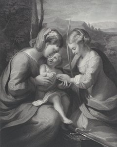 聖カタリナの神秘的な結婚。 1831年。 作： Georg Jacob Felsing