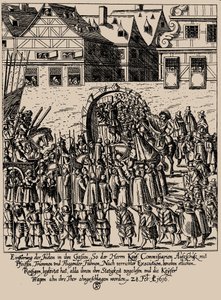 フェットミルヒ・ライジング。 1616 年 2 月 28 日のフランクフルトでのユダヤ人の再導入、c. 1616-1617。