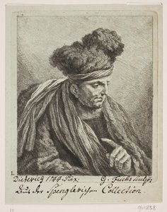 ターバンの男 作： Georg Mathias Fuchs