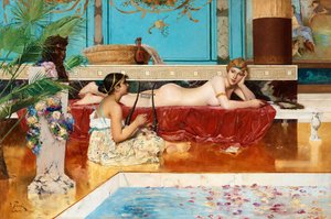 ローマ浴場、1882 作： Georg Pauli