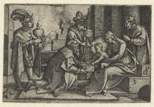 王たちの崇拝 キリストの生涯（シリーズタイトル） 作： Georg Pencz