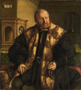 ニュルンベルクの造幣局長ヨルグ・ヘルツの肖像 作： Georg Pencz