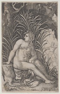 ギリシャのヒロインズ、1539年からのケファルスとプロクリス、1539. 作： Georg Pencz