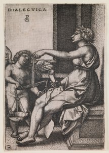 Dialectica、シリーズ「リベラル アーツ」より 作： Georg Pencz