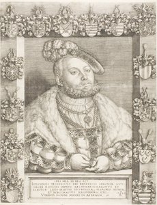 ザクセン選帝侯ヨハネス・フリードリヒ2世 作： Georg Pencz