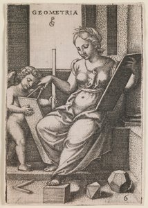 シリーズ「リベラルアーツ」より、ジオメトリア 作： Georg Pencz