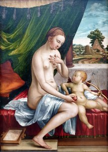 ドイツ語：Venus und Amor ヴィーナスとキューピッド 作： ジョージ・ペンツ