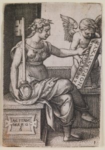Grammatica、シリーズ「リベラル アーツ」より 作： Georg Pencz