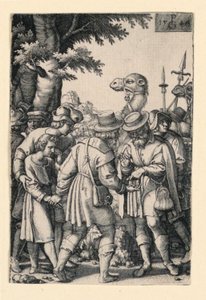 ヨセフは兄弟に売られた、「ヨセフの物語」より 作： Georg Pencz