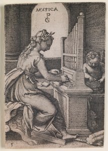 ムジカ、シリーズ「The Liberal Arts」より 作： Georg Pencz