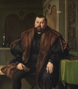ジギスムント・バルディンガー1510-1558、1545の肖像 作： Georg Pencz