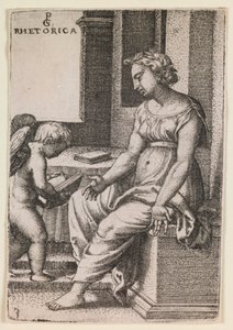 シリーズ「リベラルアーツ」よりレトリカ 作： Georg Pencz