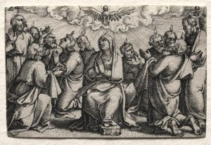 イエス・キリストの生涯：聖霊の降臨 作： Georg Pencz