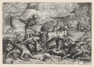 『ペトラークの勝利』より、時の死の勝利。 作： Georg Pencz