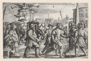 『ペトラークの勝利』より、純潔の名声の勝利。 作： Georg Pencz