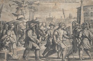 『ペトラークの勝利』より、純潔の名声の勝利。 作： Georg Pencz