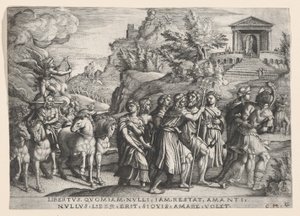 ペトラークの勝利より、愛の勝利。 作： Georg Pencz