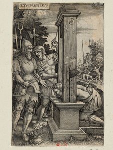 タイタス・マンリウス、1535年頃 作： Georg Pencz