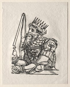 旧約聖書の暴君: ネブカドネザル 作： Georg Pencz