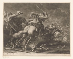 騎手の戦い 作： Georg Philipp Rugendas (I)