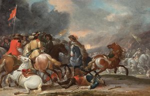 馬術バトル 作： Georg Philipp Rugendas