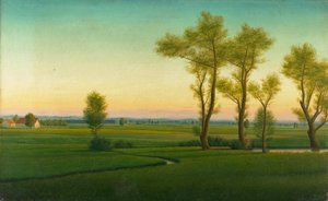 荒野の風景 作： Georg Schrimpf