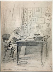 Faddei Boulgarine - 著者 Faddei Bulgarin (1789-1859) の肖像 by Timm, Vasily (George Wilhelm) (1820-1895) 作： Georg Wilhelm Timm