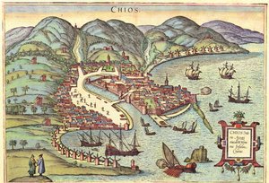 ギリシャ、キオス島 作： Georg and Hogenberg Franz (1535 90) Braun