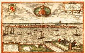 オランダ、ドルトレヒト 作： Georg and Hogenberg Franz (1535 90) Braun