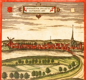 オランダ、ゲネップ 作： Georg and Hogenberg Franz (1535 90) Braun