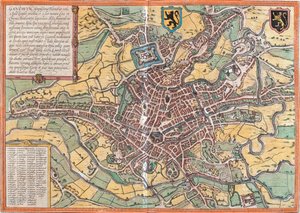 ベルギー、ゲント 作： Georg and Hogenberg Franz (1535 90) Braun