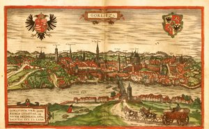 ドイツ、ゴルリッツ 作： Georg and Hogenberg Franz (1535 90) Braun