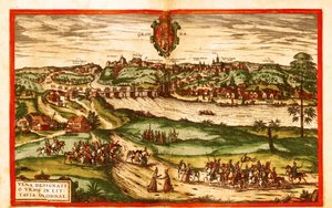 ポーランド、グロドノ 作： Georg and Hogenberg Franz (1535 90) Braun