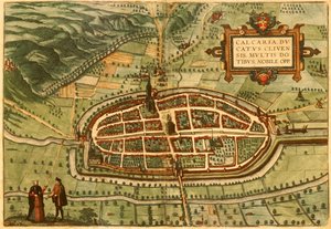 ドイツ、カルカル 作： Georg and Hogenberg Franz (1535 90) Braun