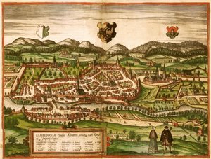 ケンプテン 作： Georg and Hogenberg Franz (1535 90) Braun