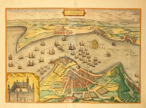 ゲオルグ・ブラウンの「Civitates Orbis Terrarum」よりクロンボー。