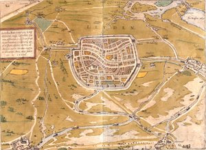 オランダ、ライデン 作： Georg and Hogenberg Franz (1535 90) Braun